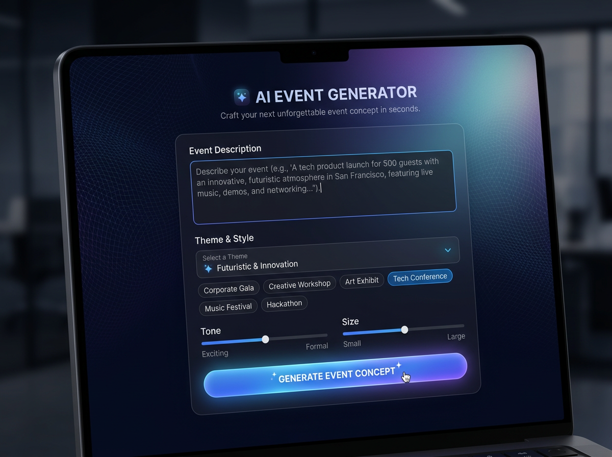 Generated Event Preview
